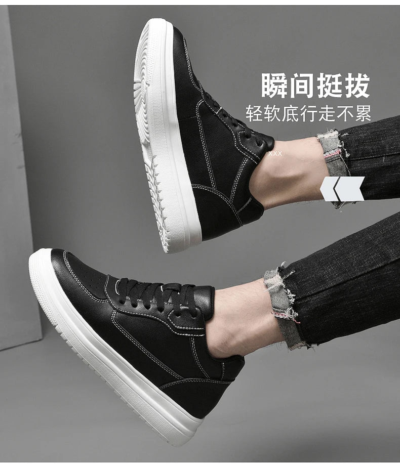 Men Sneakers  Elevator Shoes Fashion Sports Plus Size