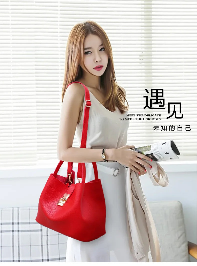 Woman shoulder bag Large capacity Handbag