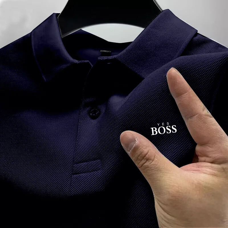 Men's New POLO Shirt Simple 2025 Fashion