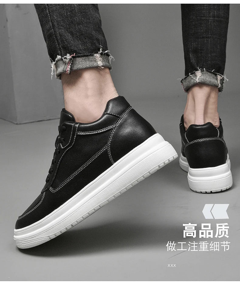 Men Sneakers  Elevator Shoes Fashion Sports Plus Size