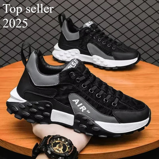 Men 2025-New Sneakers  Vulcanized Shoes for Men Casual Running Shoes