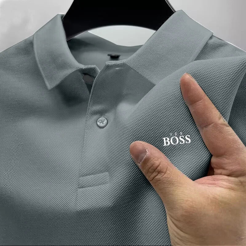 Men's New POLO Shirt Simple 2025 Fashion