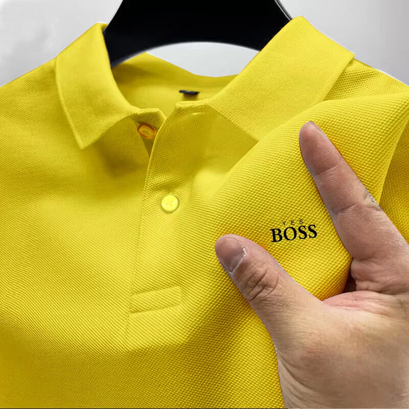 Men's New POLO Shirt Simple 2025 Fashion