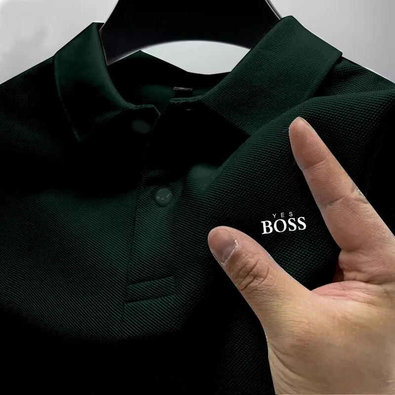 Men's New POLO Shirt Simple 2025 Fashion