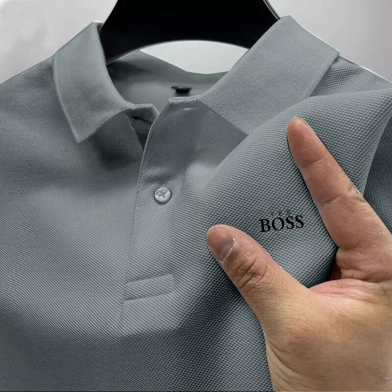 Men's New POLO Shirt Simple 2025 Fashion