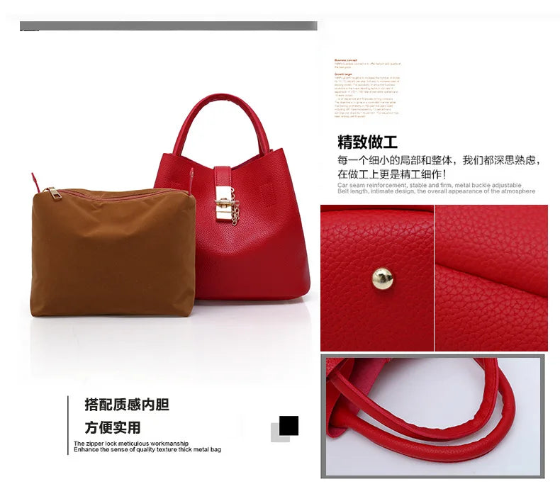 Woman shoulder bag Large capacity Handbag