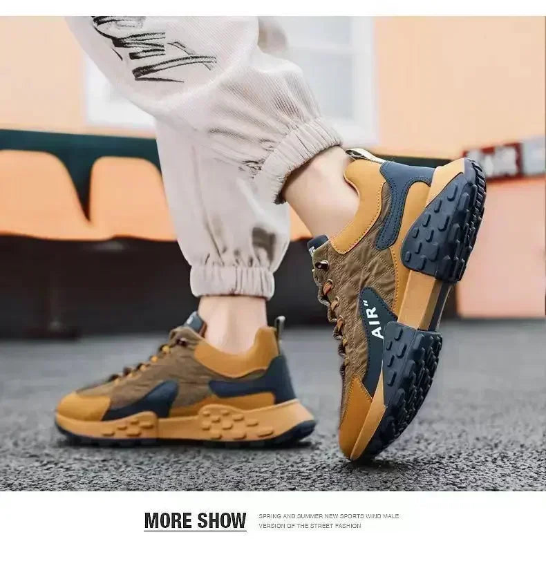 Men 2025-New Sneakers  Vulcanized Shoes for Men Casual Running Shoes