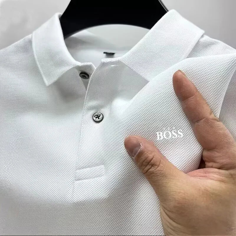 Men's New POLO Shirt Simple 2025 Fashion