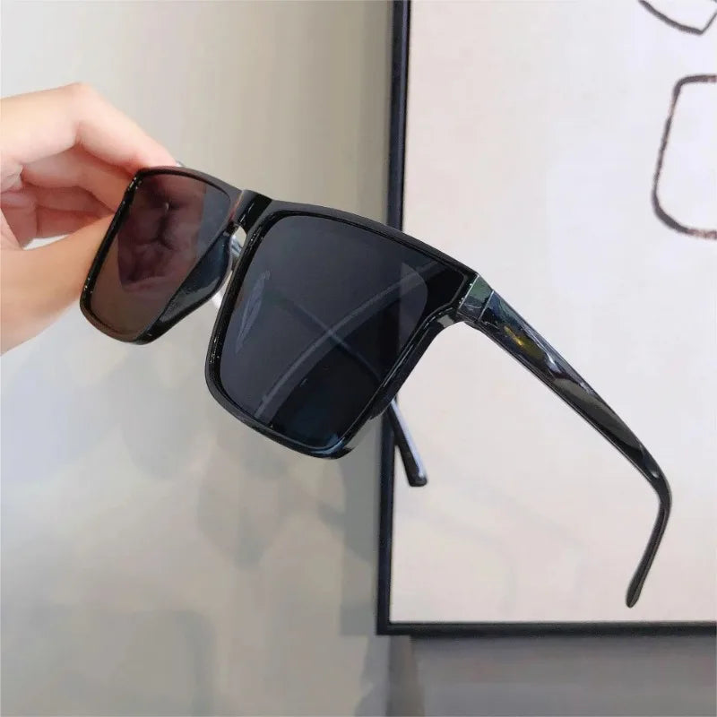 2025 New Sunglasses Men's Driving Anti-UV Sunglasses Concave Shape