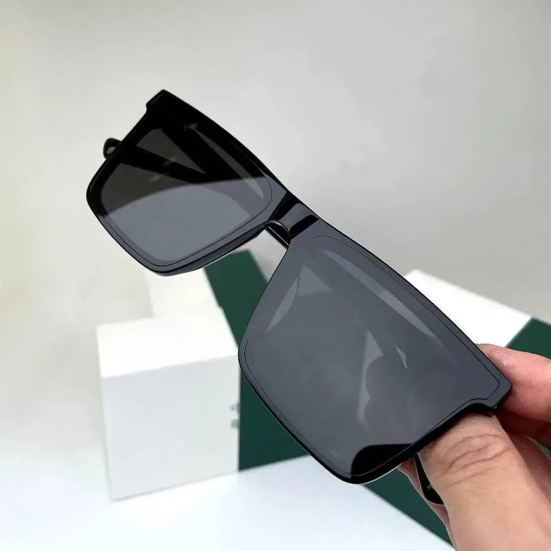 2025 New Sunglasses Men's Driving Anti-UV Sunglasses Concave Shape