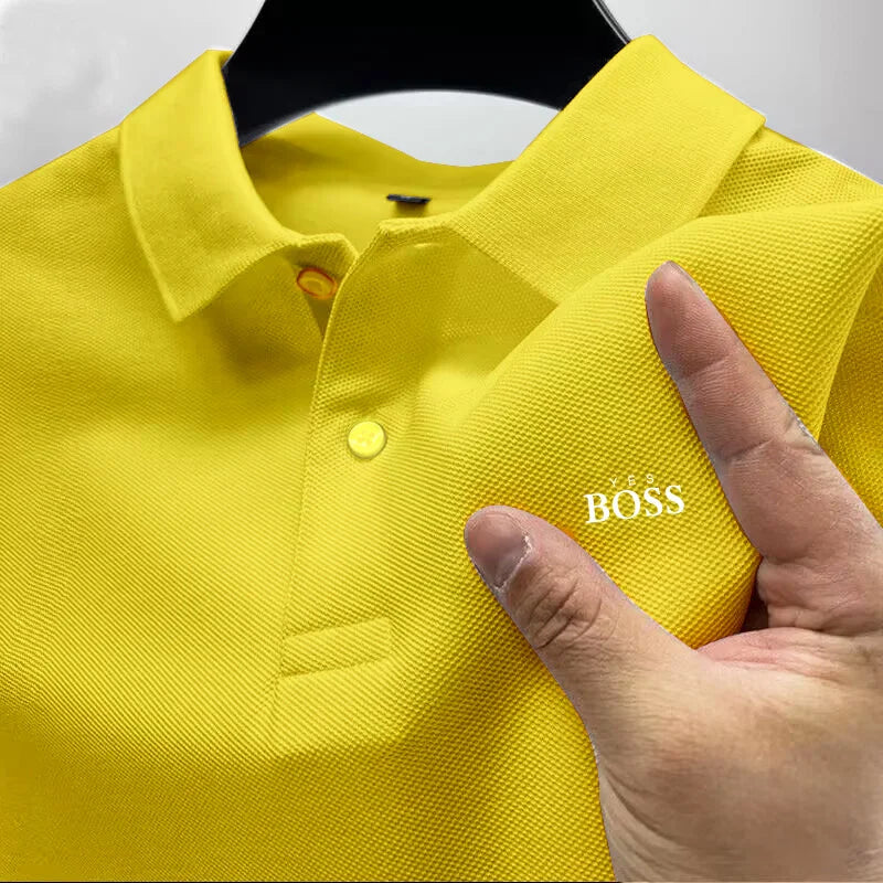 Men's New POLO Shirt Simple 2025 Fashion