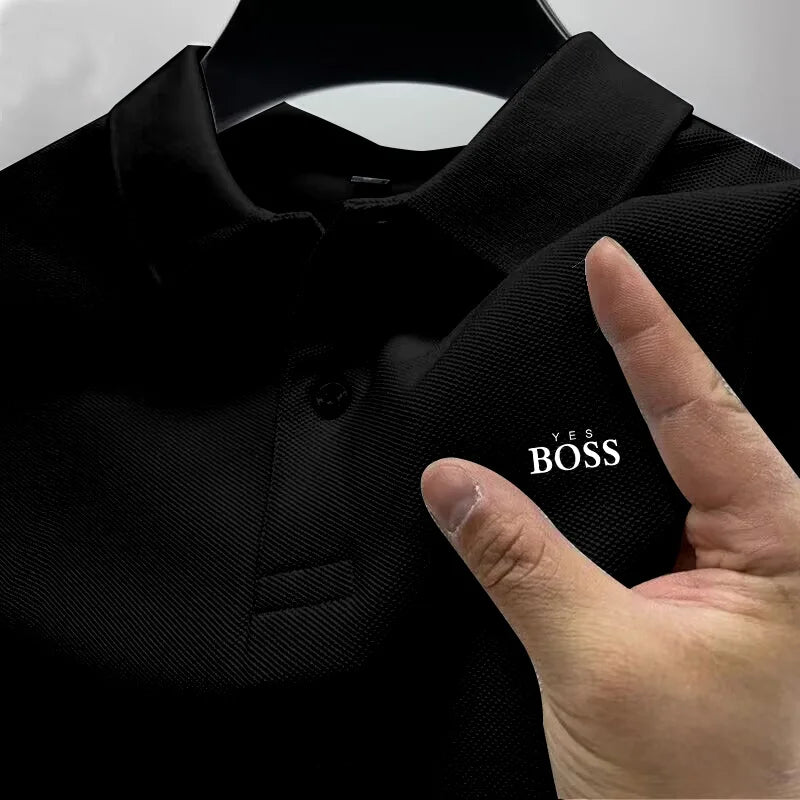 Men's New POLO Shirt Simple 2025 Fashion