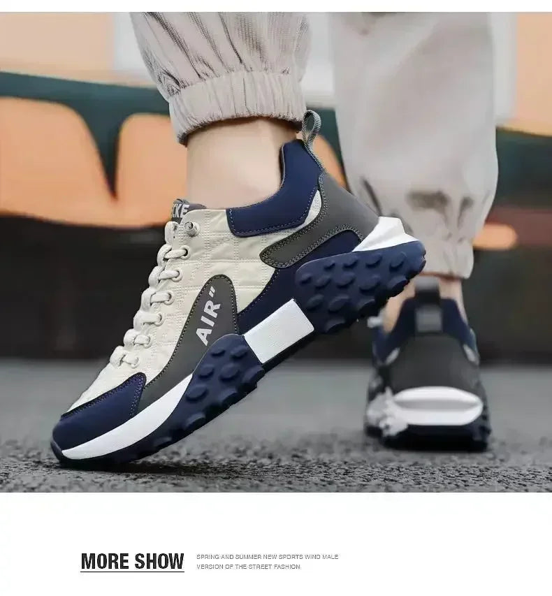 Men 2025-New Sneakers  Vulcanized Shoes for Men Casual Running Shoes