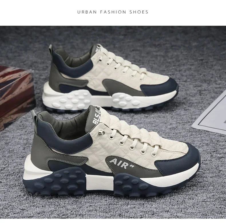 Men 2025-New Sneakers  Vulcanized Shoes for Men Casual Running Shoes