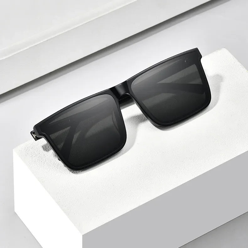 2025 New Sunglasses Men's Driving Anti-UV Sunglasses Concave Shape