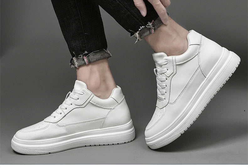 Men Sneakers  Elevator Shoes Fashion Sports Plus Size