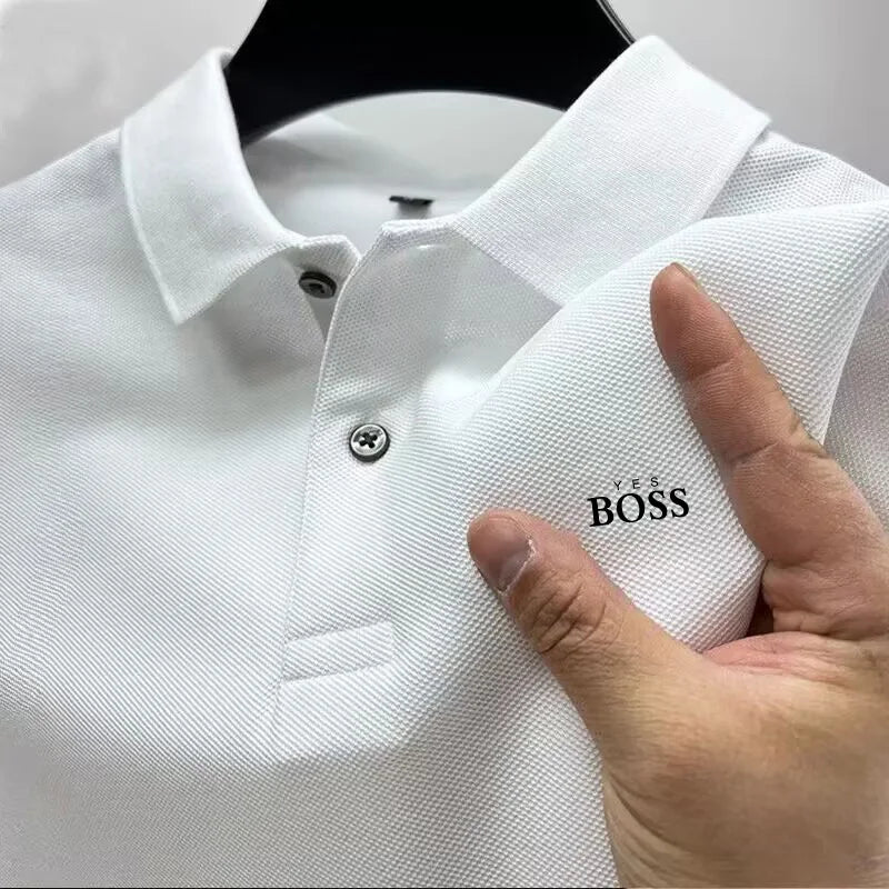 Men's New POLO Shirt Simple 2025 Fashion