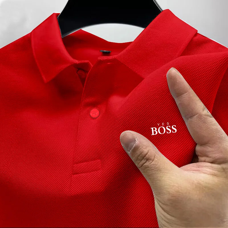 Men's New POLO Shirt Simple 2025 Fashion