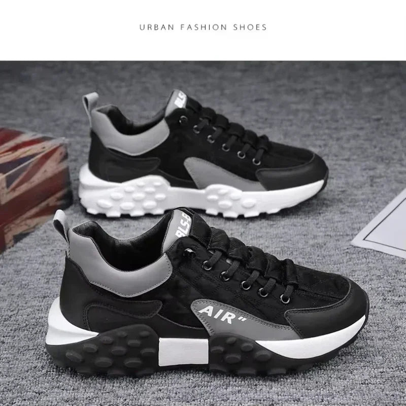 Men 2025-New Sneakers  Vulcanized Shoes for Men Casual Running Shoes