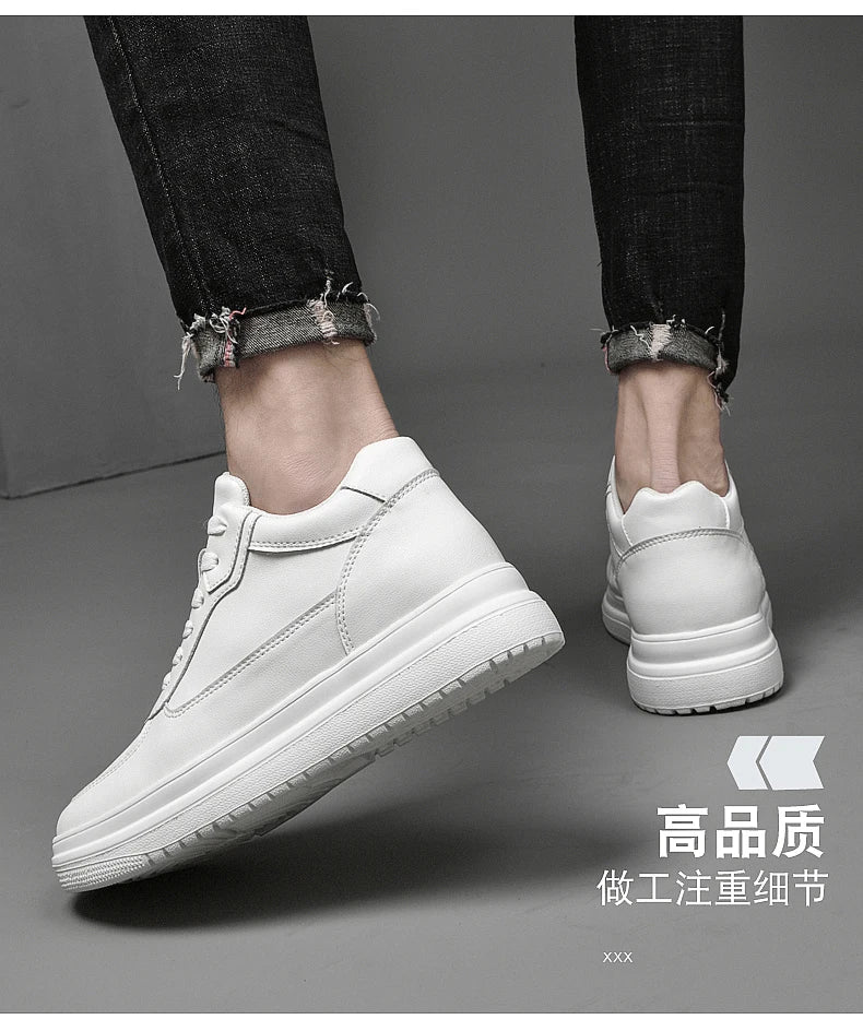 Men Sneakers  Elevator Shoes Fashion Sports Plus Size